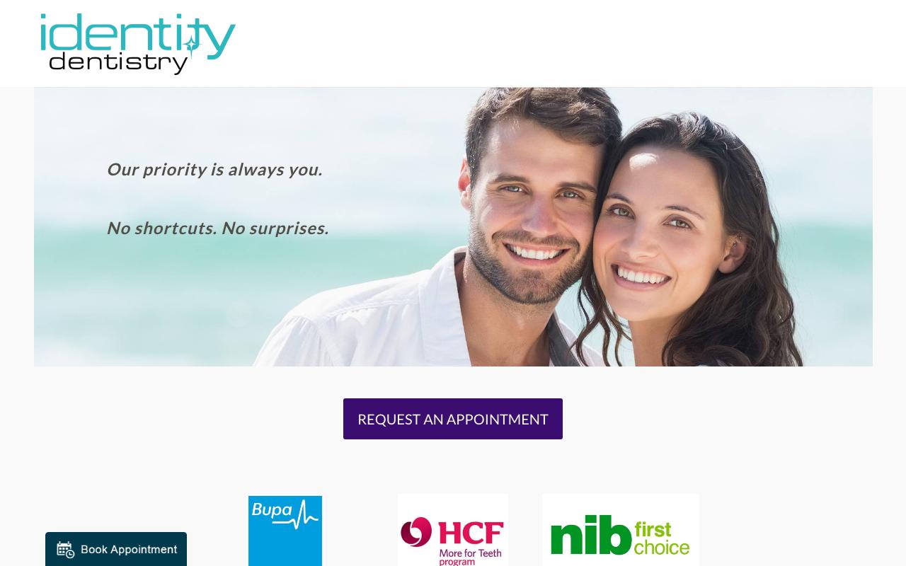 Identity Dentistry website