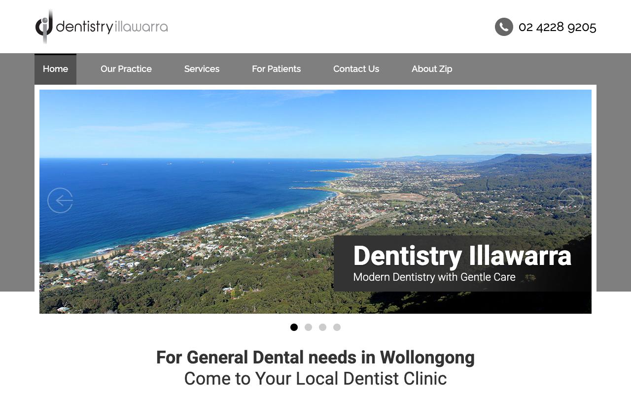Dentistry Illawarra website