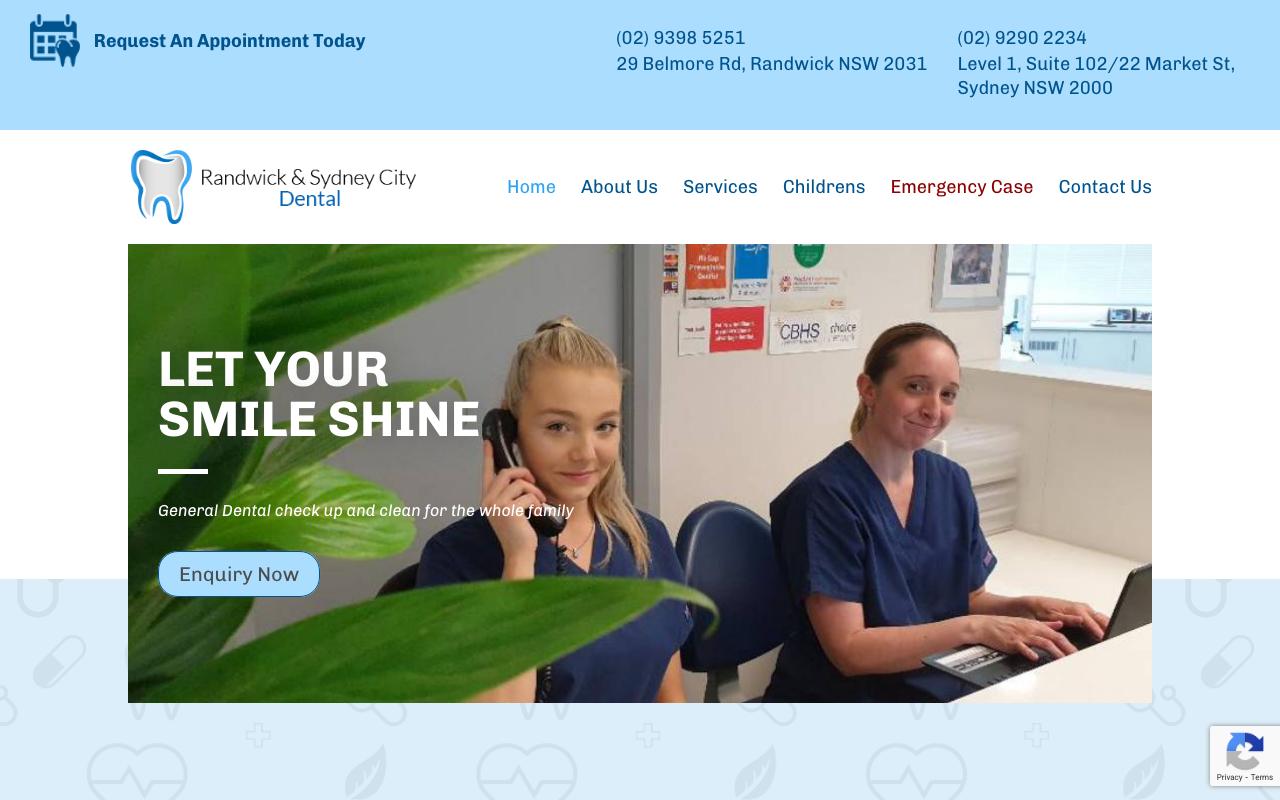 Randwick City Dental website
