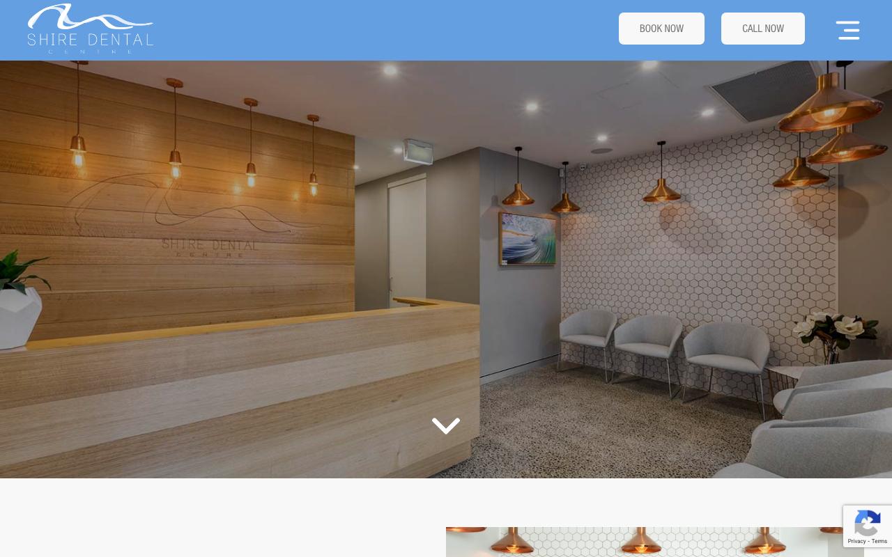 Shire Dental Centre website