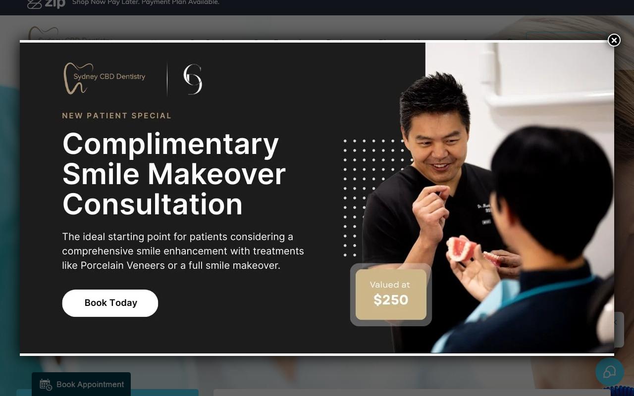 Sydney CBD Dentistry website