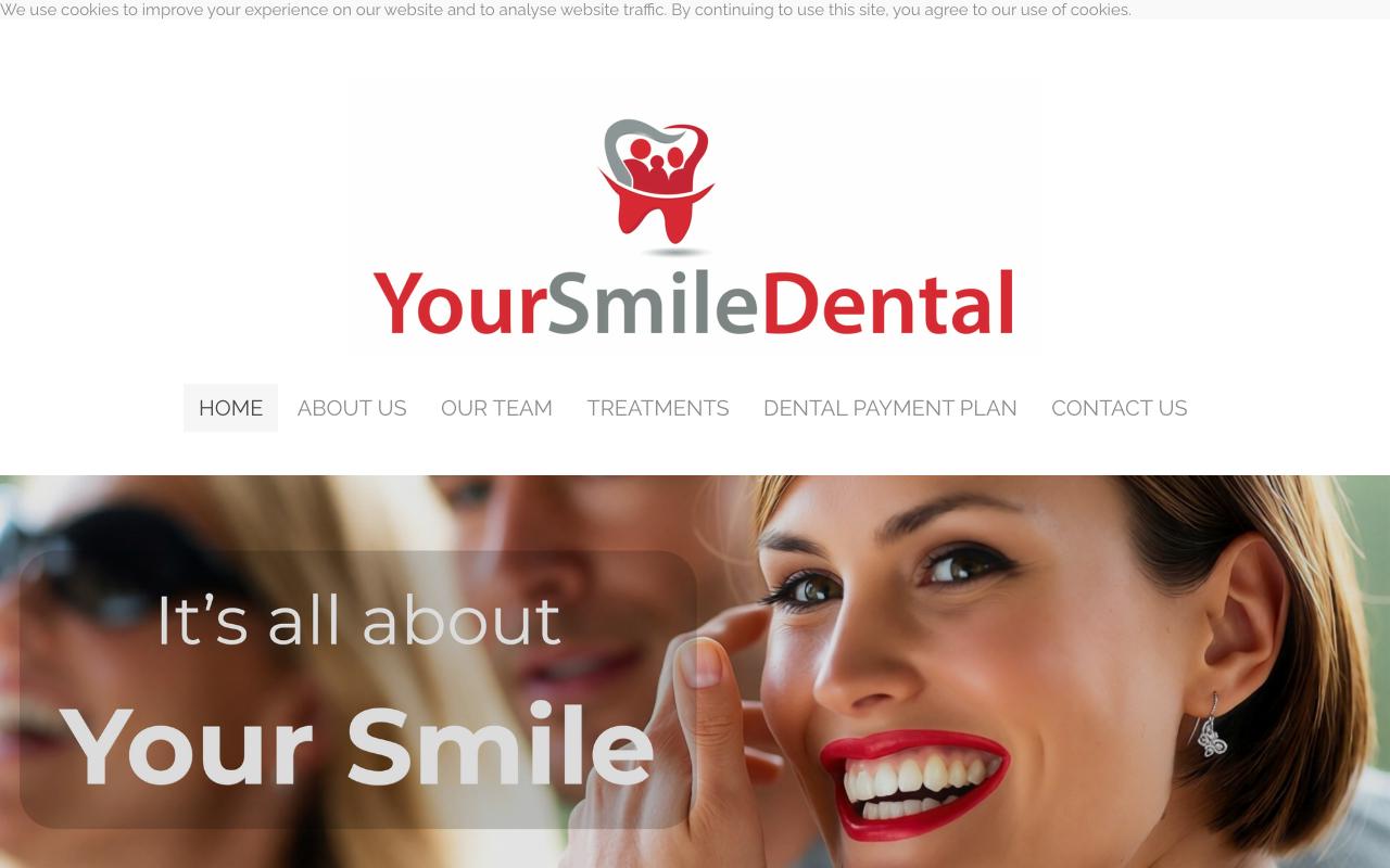 Your Smile Dental website