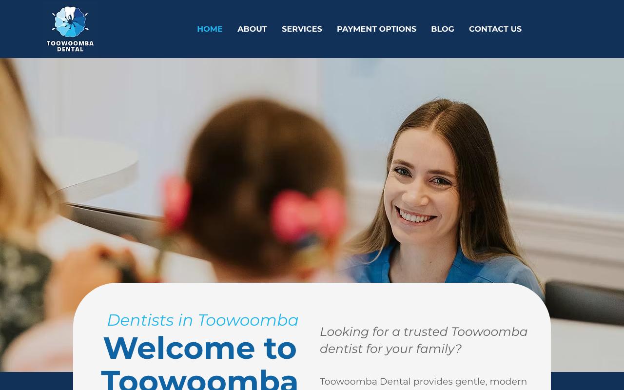 Toowoomba Dental website