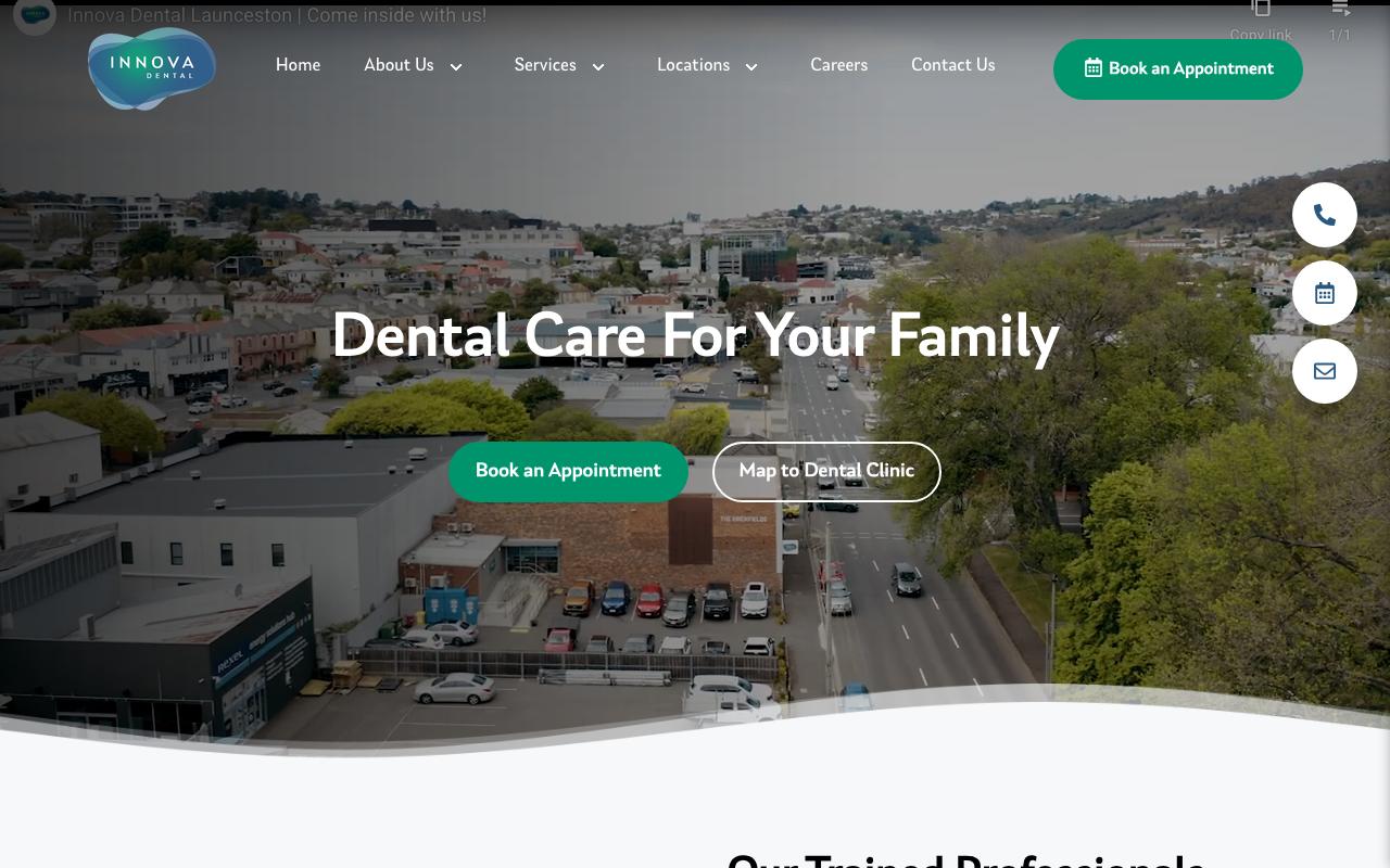 Innova Dental Prospect website