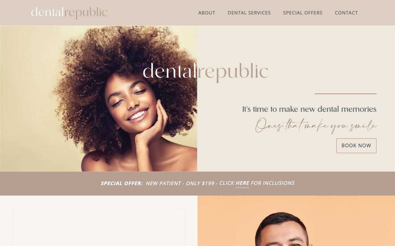 Dental Republic Traralgon website