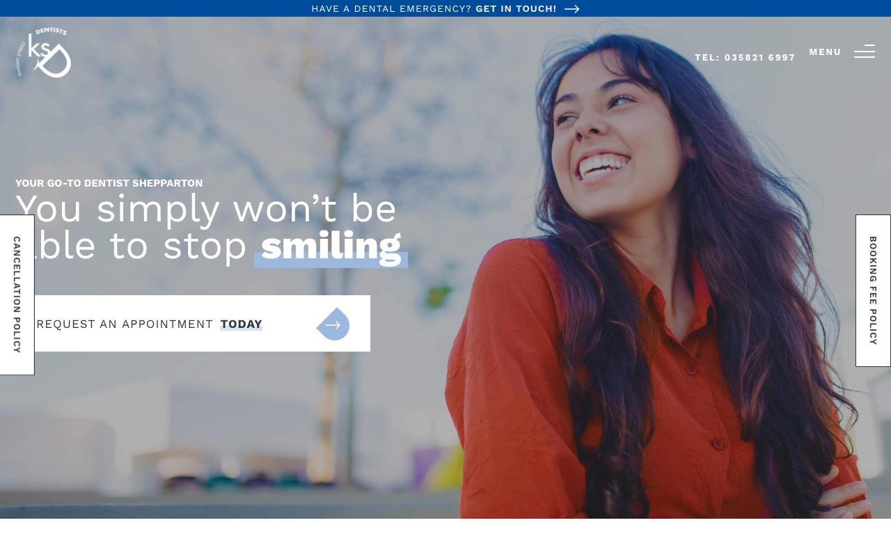 Knight Street Dentists website