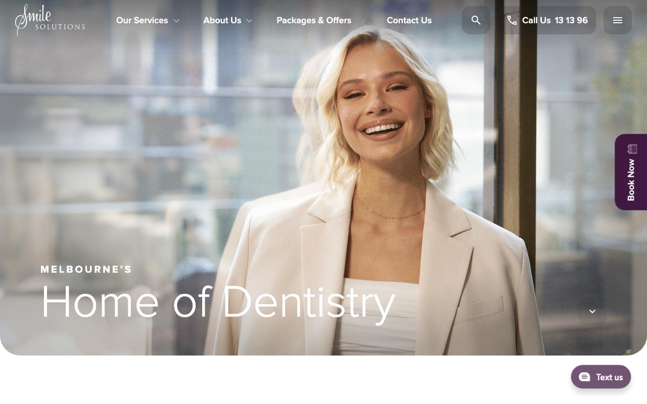 Smile Solutions website