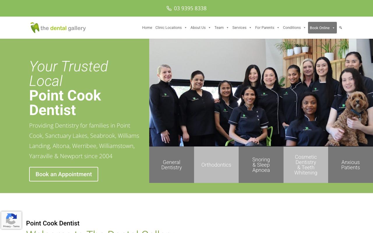 The Dental Gallery website